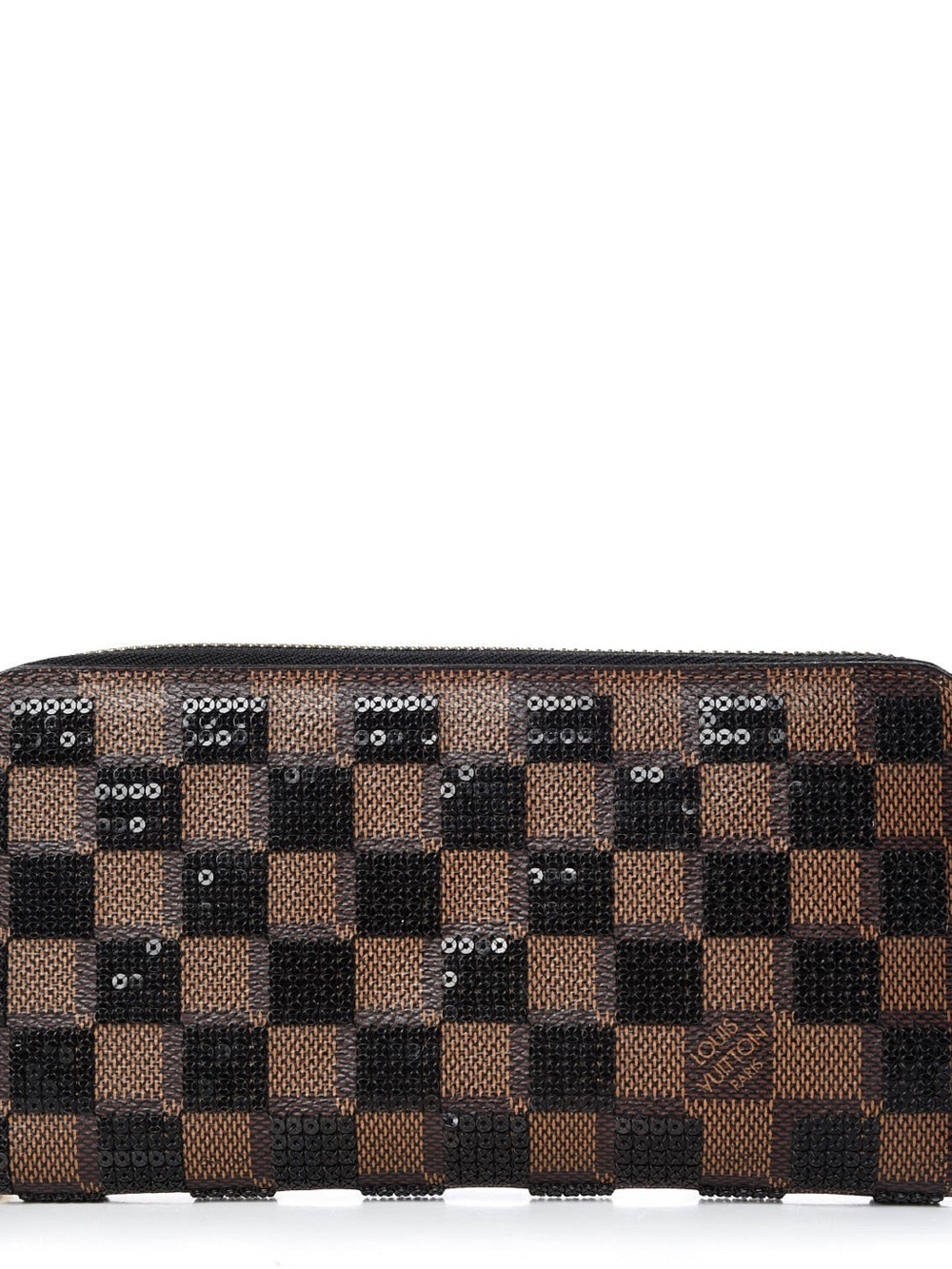 Louis Vuitton Damier Paillettes Zippy‎ Wallet- LIMITED EDITION